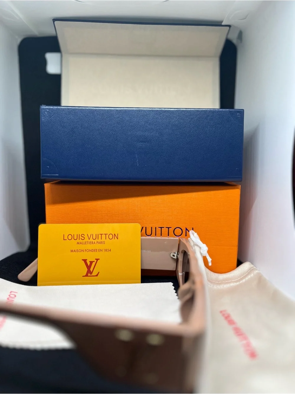 Louis Vuitton Women's Brown Rectangle Sunglasses